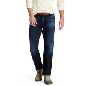 Hudson Wilde Relaxed Straight Dark Wash Jeans - Size 31